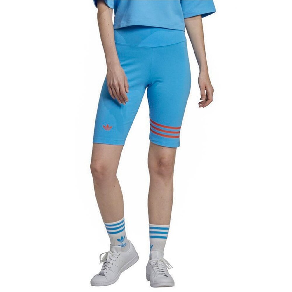 Adidas - Adicolor Neuclassics Blue & Red Bike Shorts - Size M - Like new